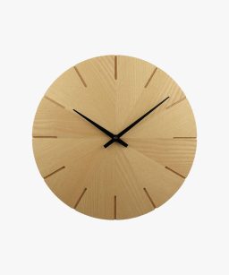 Natuhr Boom Oak Wood Radio Wall Clock